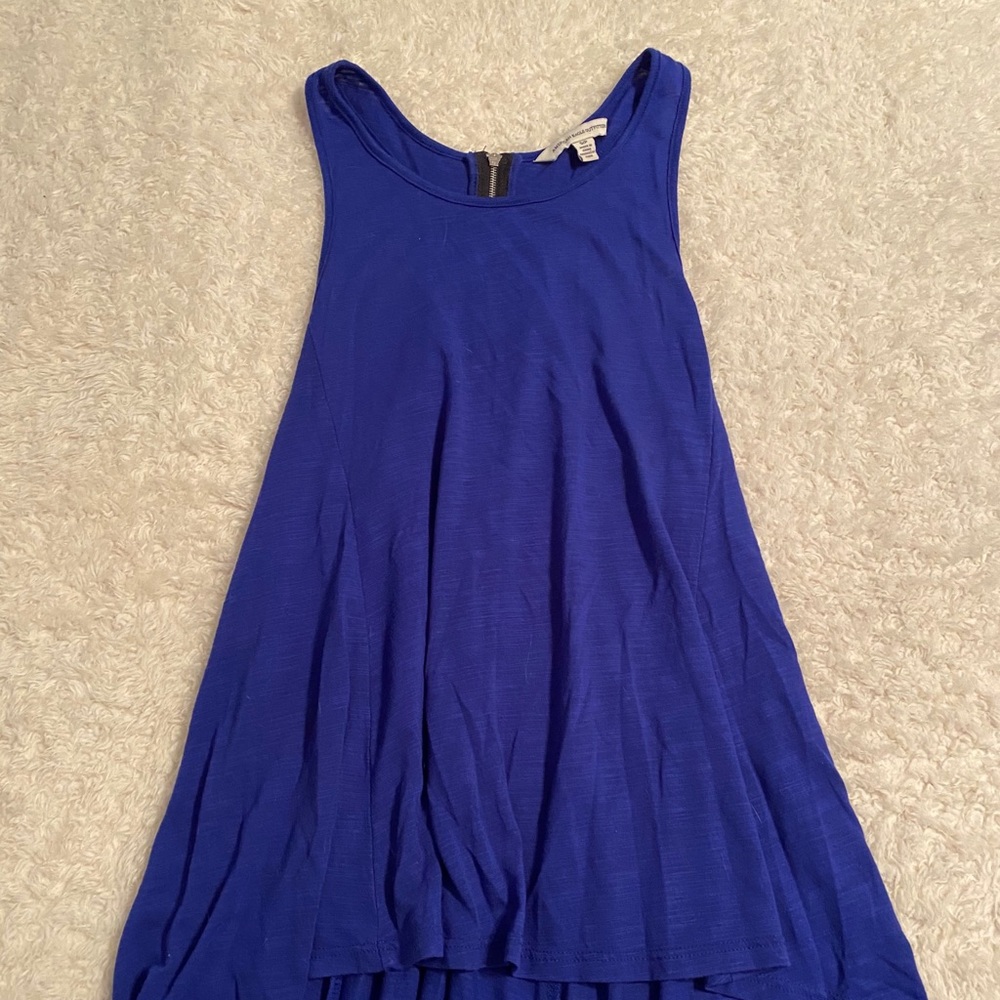 Racer back tank with zipper in back! Size small